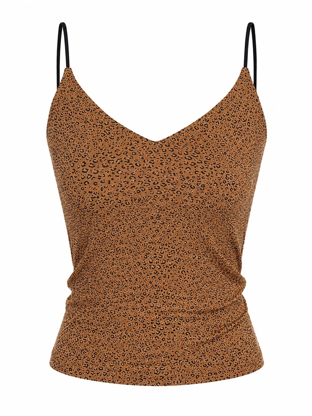 gaze Tan Leopard Print Cami Top